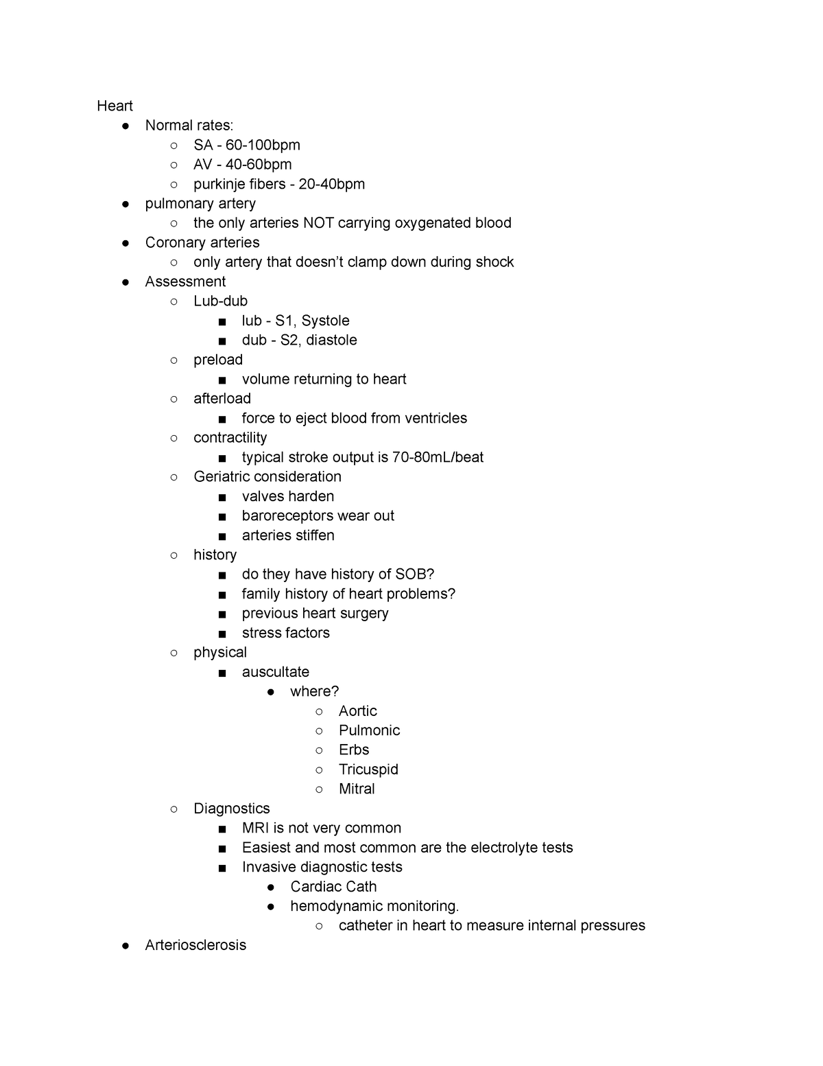 Medical-surgical nursing - Heart - Heart Normal rates: SA - 60-100bpm ...