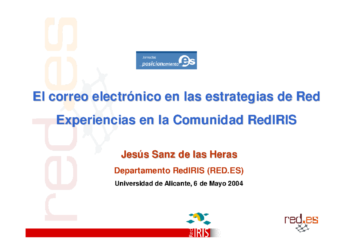 El correo electrnico en las estrategias de red experiencias en la ...