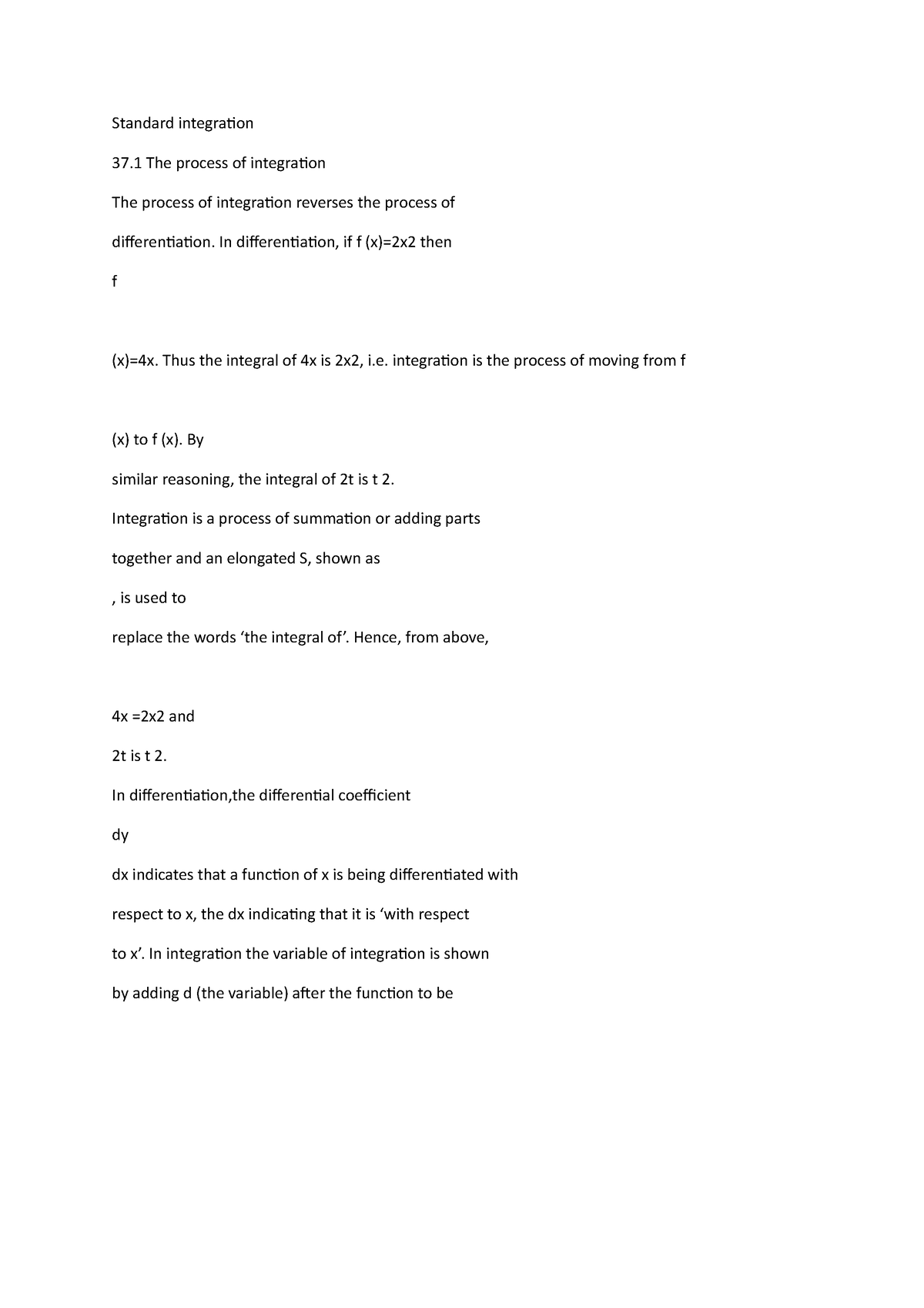 standard-integration-in-differentiation-if-f-x-2x2-then-f-x-4x-thus-the-integral-of-4x