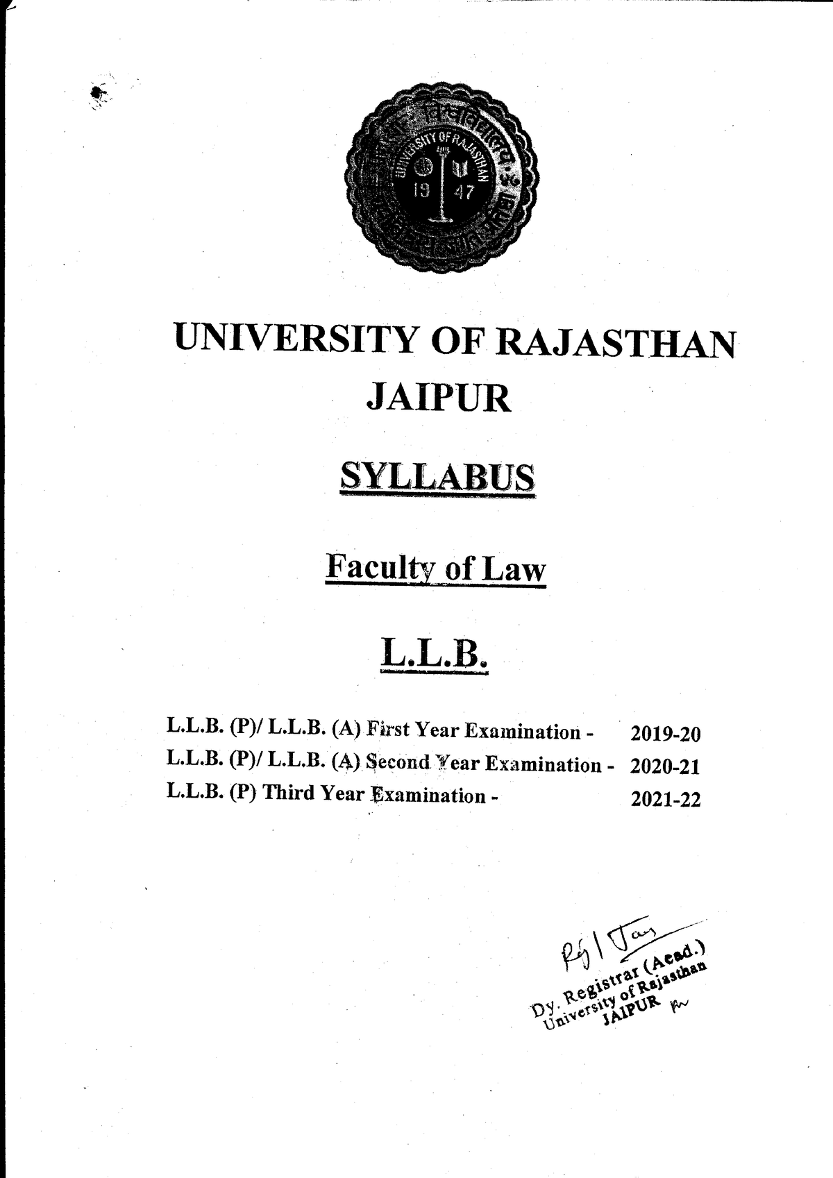 L.L.B Part-I,II,III - Introduction To Law - Studocu