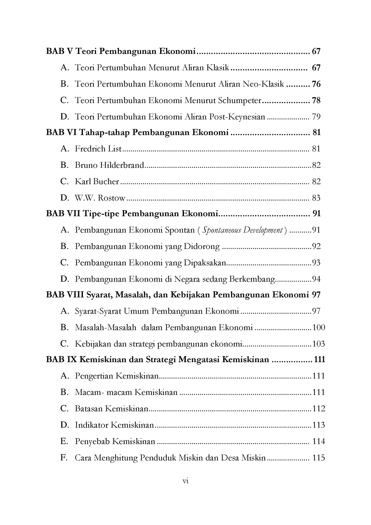 Ekonomi Pembangunan-2 - Vi BAB V Teori Pembangunan Ekonomi A. Teori ...