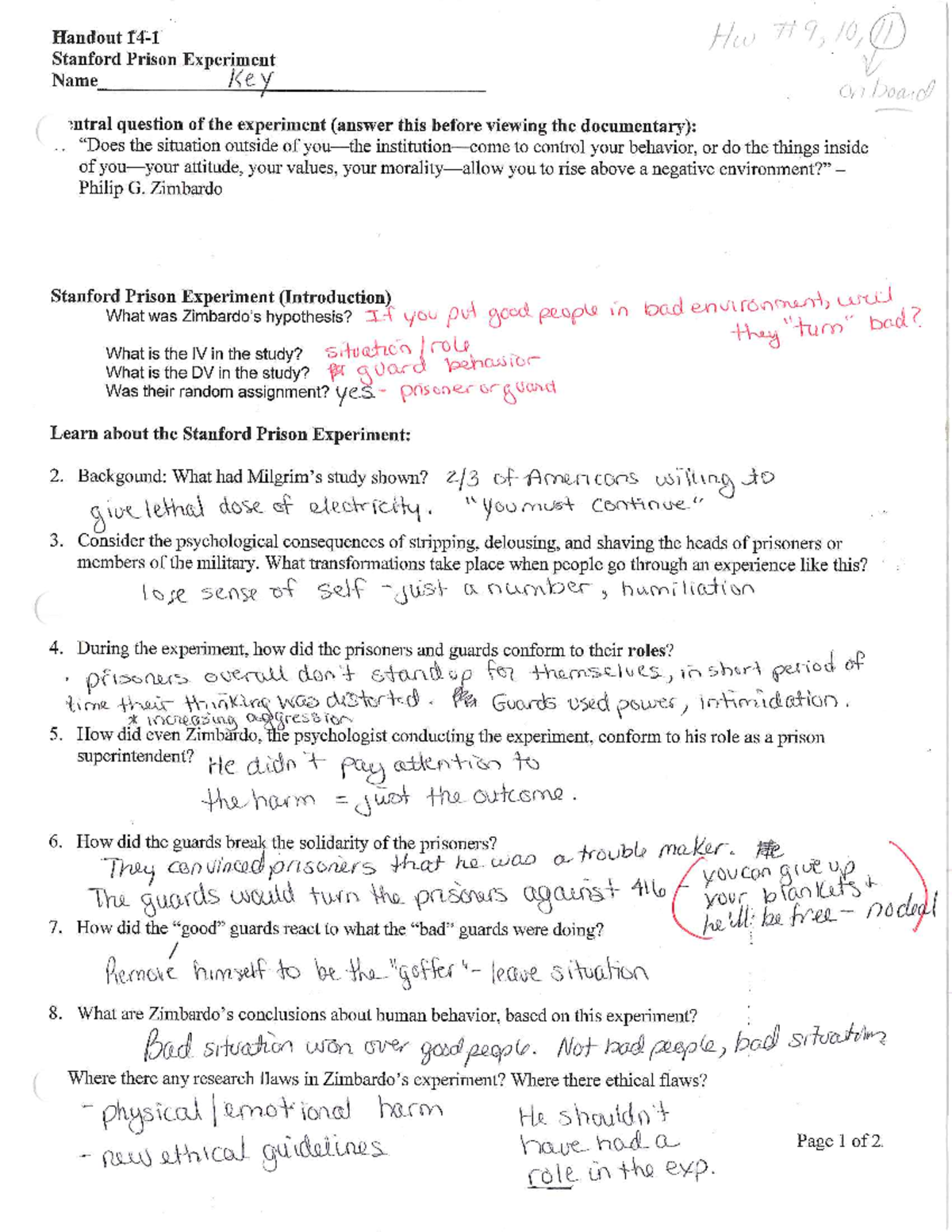 zimbardo experimental design