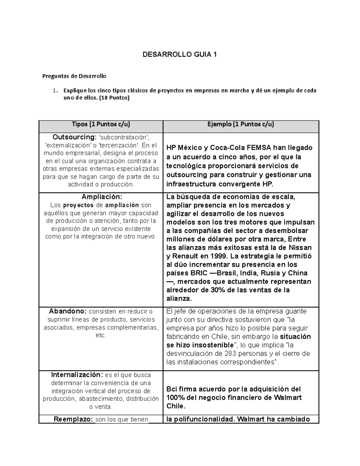 Cuestionario 2 Guia De Ejercicios Resueltos Prueba De Preparacion Y Evaluacion De Proyectos 1617