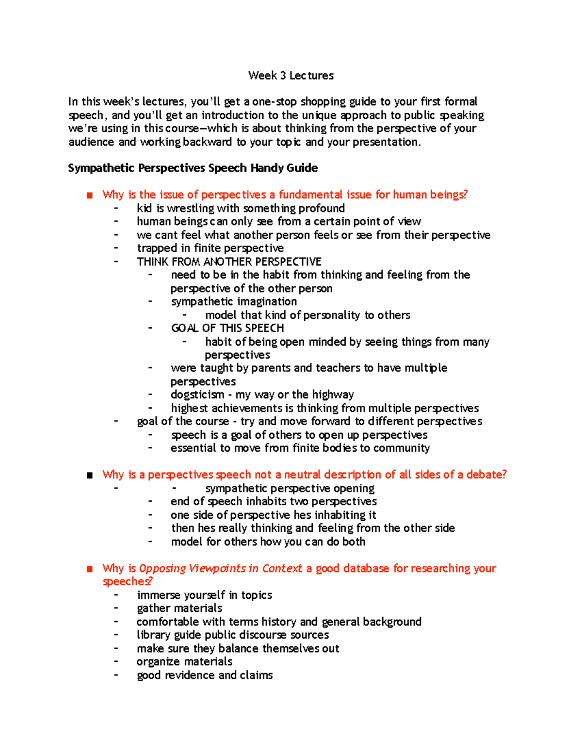 POC Week 3 Quiz 2 - Notes - Week 3 Lectures In this lectures, get a ...