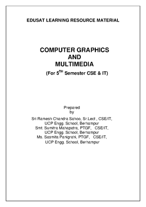 Graphics & Multimedia - Model Curriculum for B/ D in Graphics ...