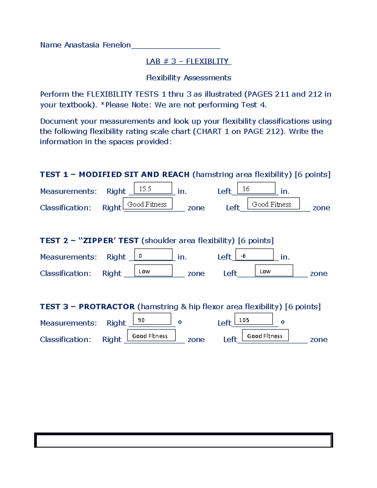 Fenelon LAB 3 Name Anastasia Fenelon___________________ LAB 3