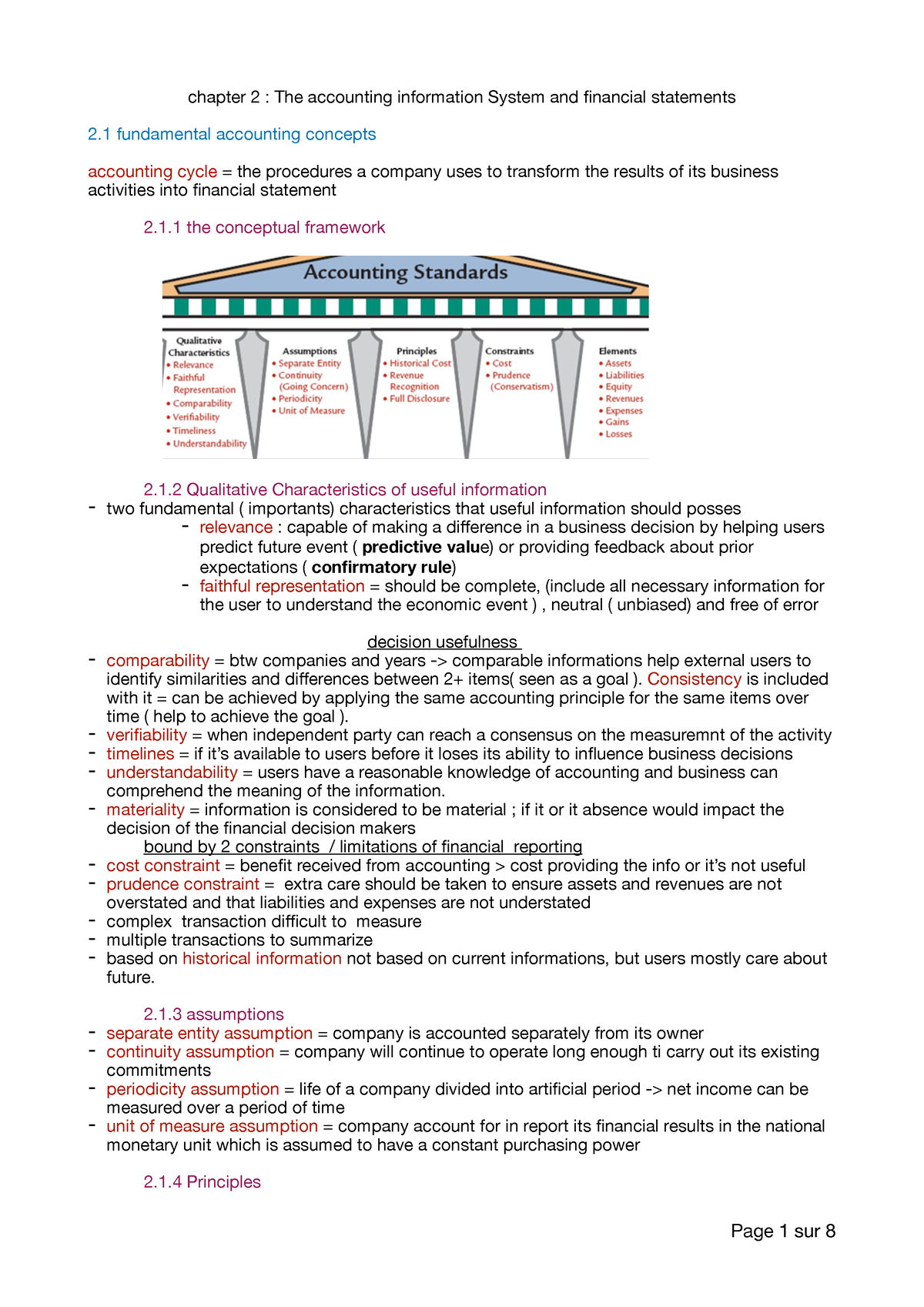 Chap2 - Chapter 2 : The Accounting Information System And Financial ...