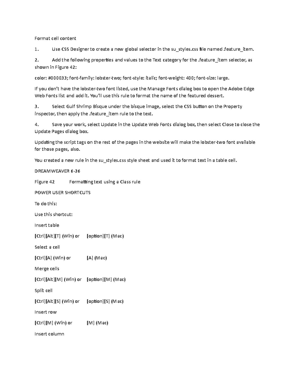 Document (13) - Photoshop tutorial - Format cell content Use CSS ...