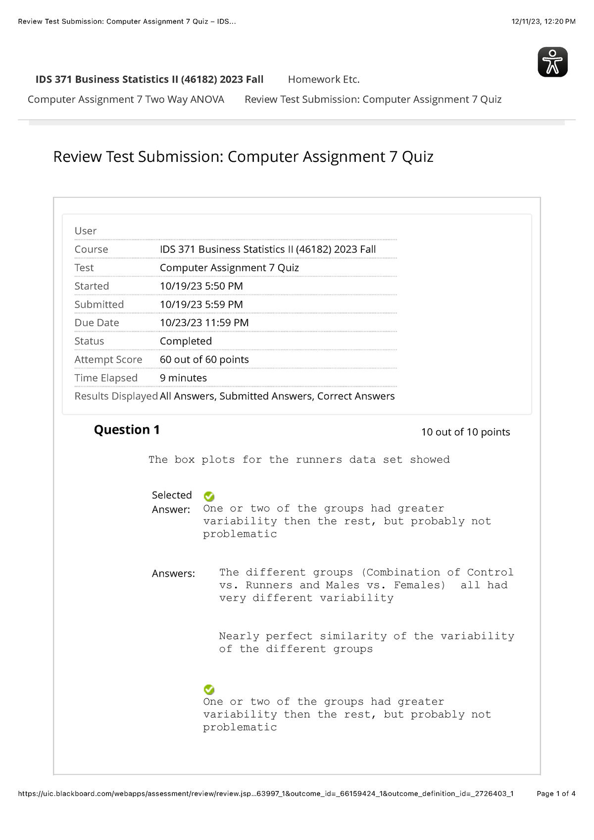 computer assignment test