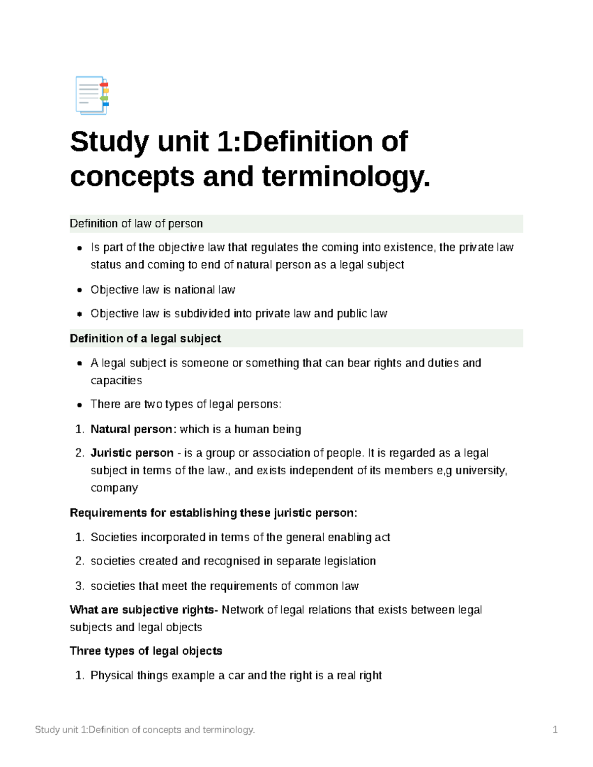 35450240-0e4d-4865-9a61-2549ccd65699 Study unit 1Definition of concepts ...