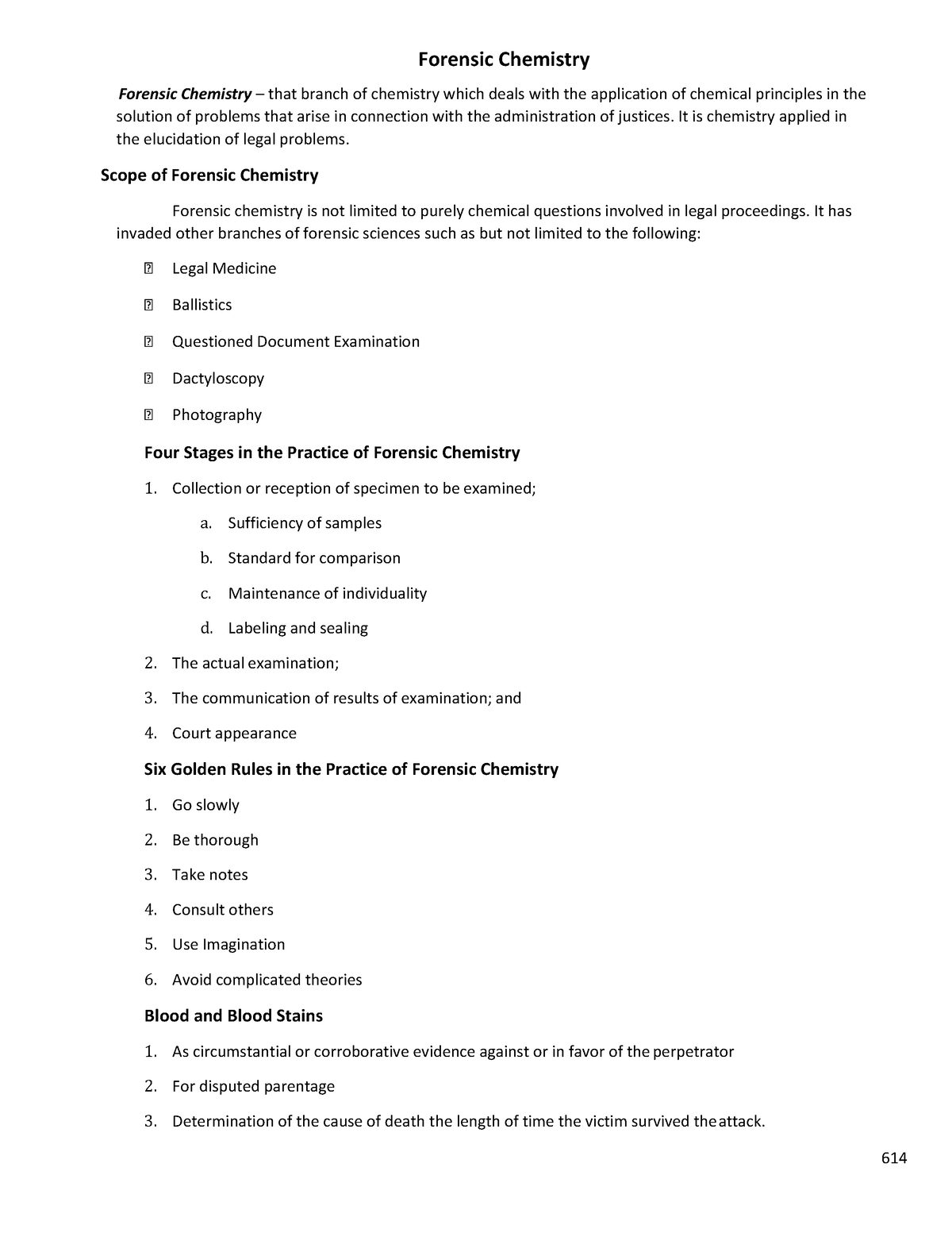  Crmtc 7 Forensic Chemistry Toxicology Forensic Chemistry Forensic 