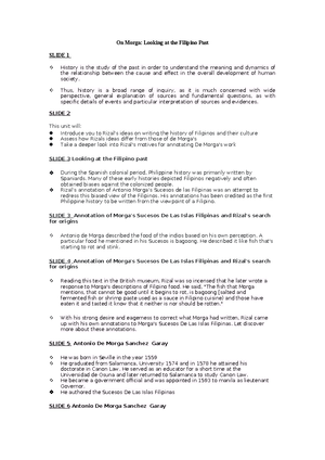 CH 7 Summary Notes - THE LAST CHAPTERS: RIZAL’S LIFE AND MARTYRDOM ...