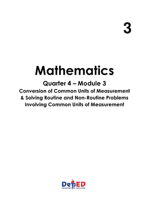 English 3 Q4 Module 4 - none - 3 English Quarter 4 Module 4: Restate ...