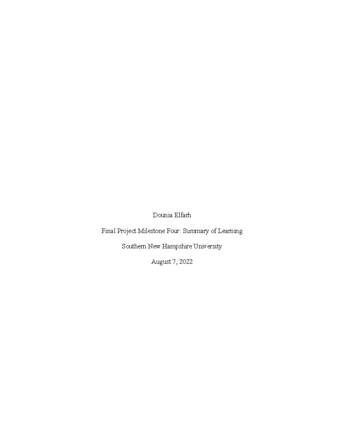 HSE101 6-3 - Introduction to Human Services module 6 assignment 3 ...