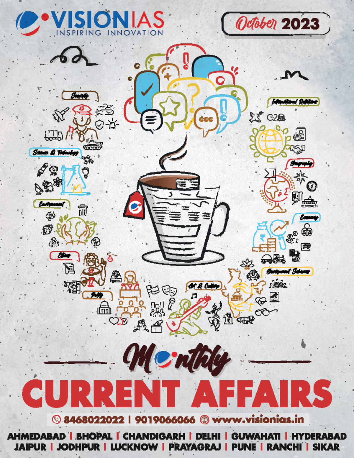 Vision IAS Monthly Current Affairs October 2023 October 2023 - October ...
