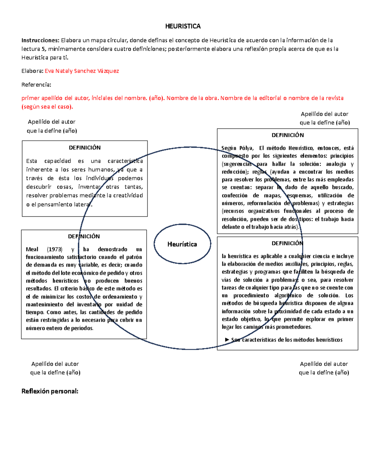 Copia de Archivo para control de lectura 5 - Heuristica - HEURISTICA ...