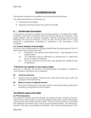 2.Evolution and Supremacy of the constitution - The Constitution of ...