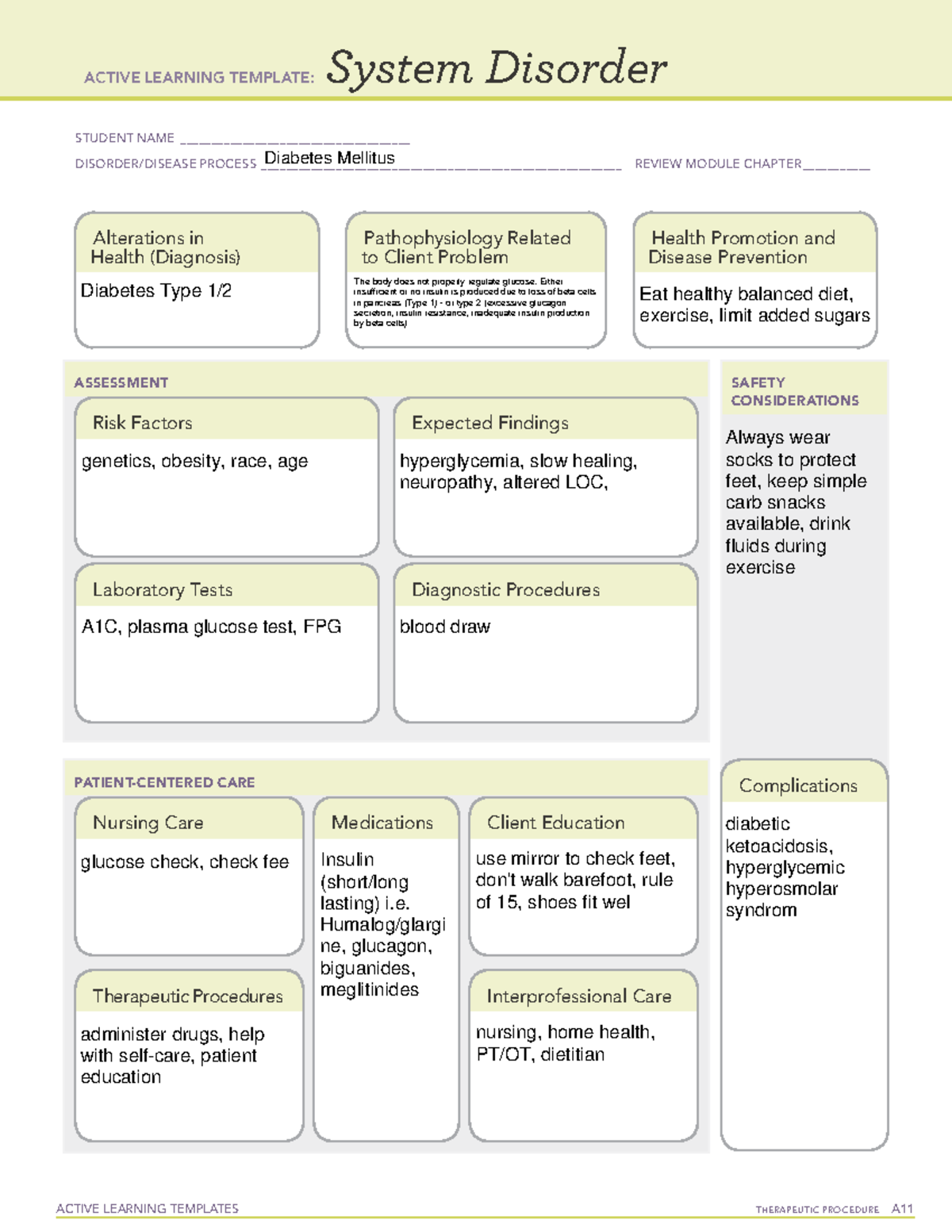 Active Learning Template sys Dis - ACTIVE LEARNING TEMPLATES ...