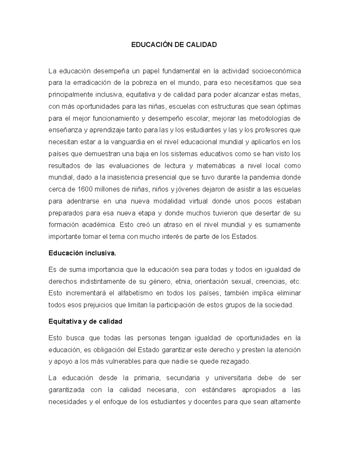 Educaci n DE Calidad Agenda 2030 - Thumb 1200 1553 