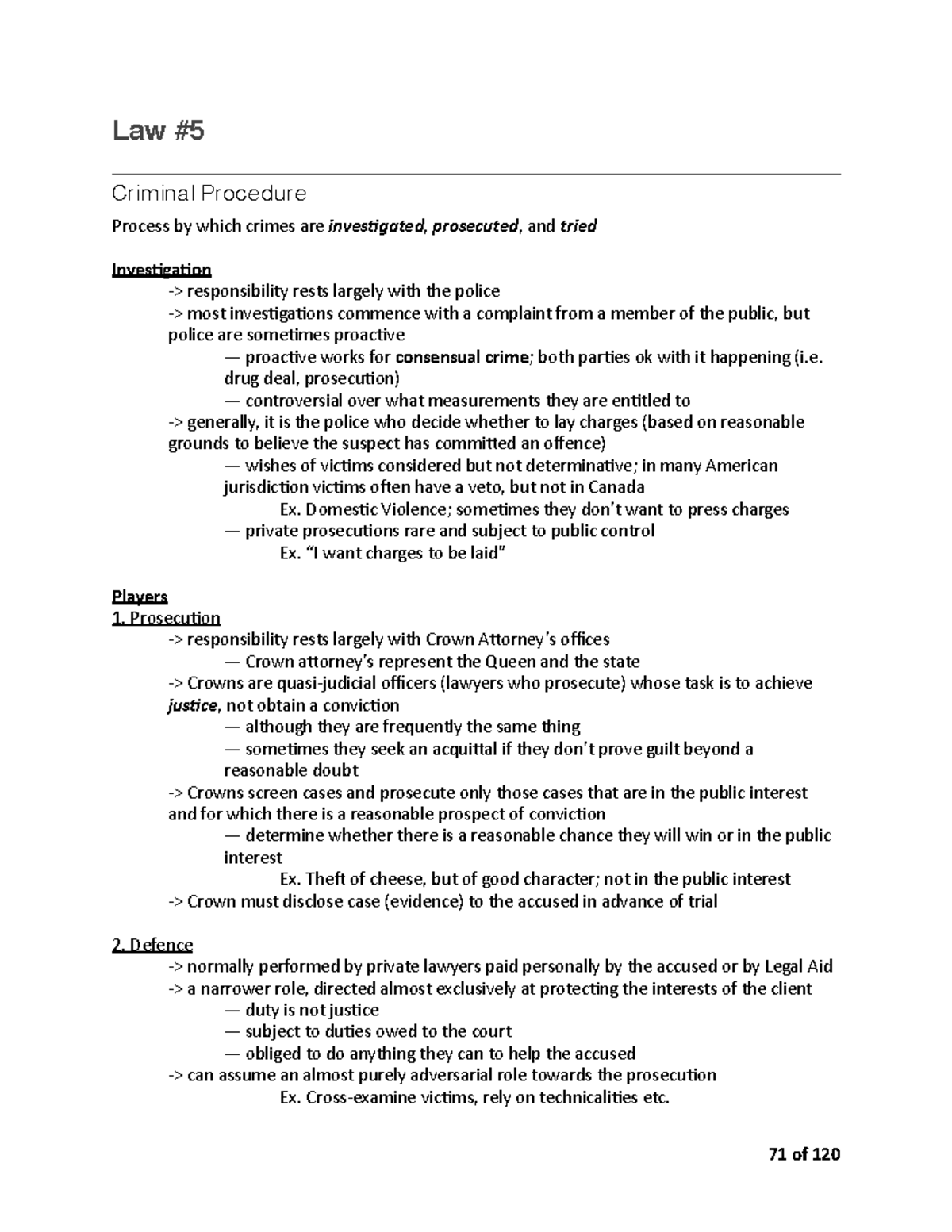 Law 101 Semester 1 Exam Guide B - Law 2101 - UWO - Studocu