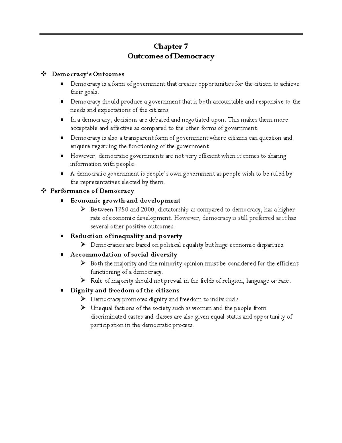 of democracy Chapter 7 of Democracy Democracy’s Democracy is a form