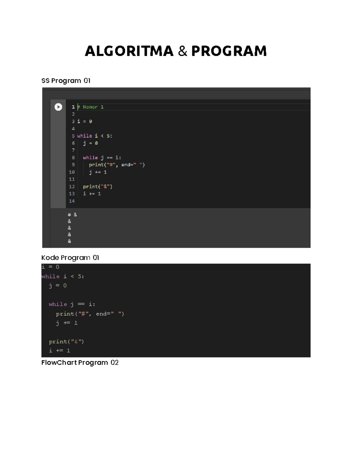 UAS- Algopro - UAS Lembar Jawab Algoritma dan Pemogramman - ALGORITMA ...