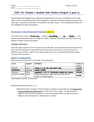 Module+09B+Student+Note+Packet-+Chapter+7+Work+and+Mech+Energy - PHY ...