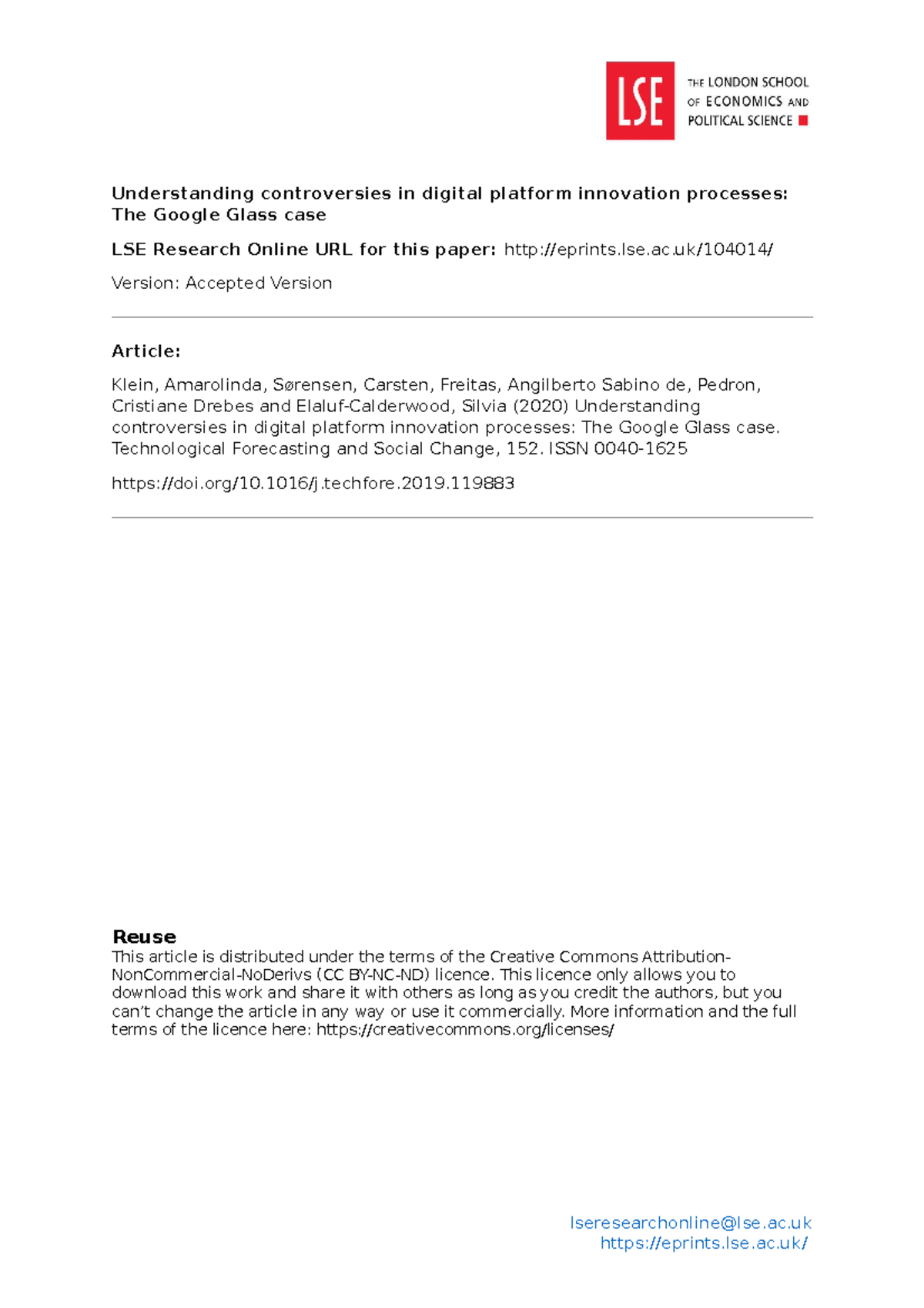 Understanding controversies in digital platform innovation processes