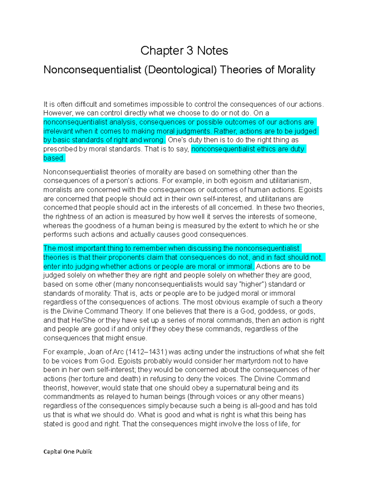 ethics-ch-3-full-chapter-highlighted-chapter-3-notes