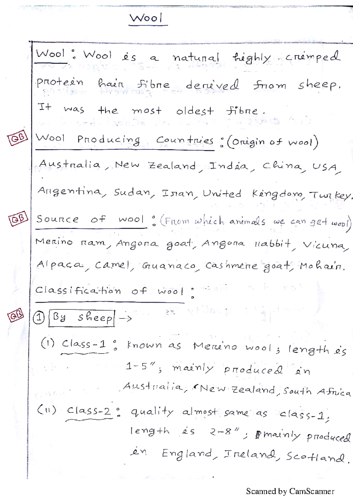 NTF Wool note - NTF- Wool Note - Natural Textile Fibres - Studocu