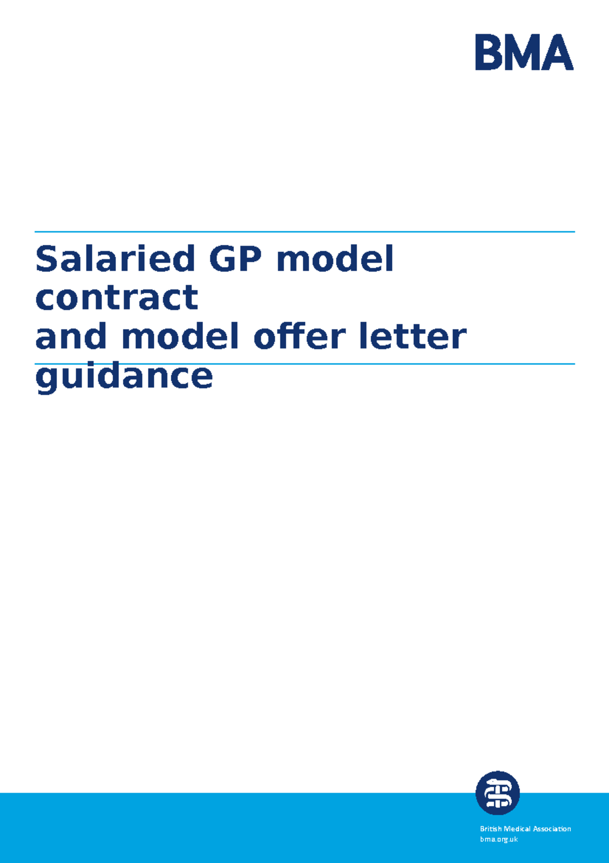 Salaried Gp Model Contract And Model Offer Letter Nov20 - British ...