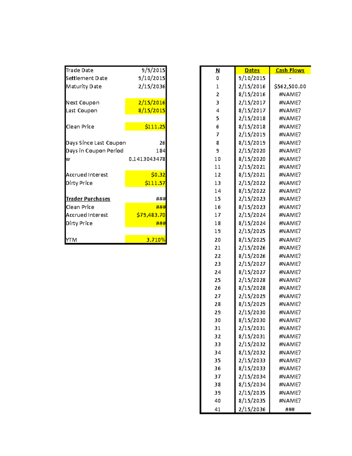 fin-5329-excel-assignment-3-trade-date-settlement-date-maturity