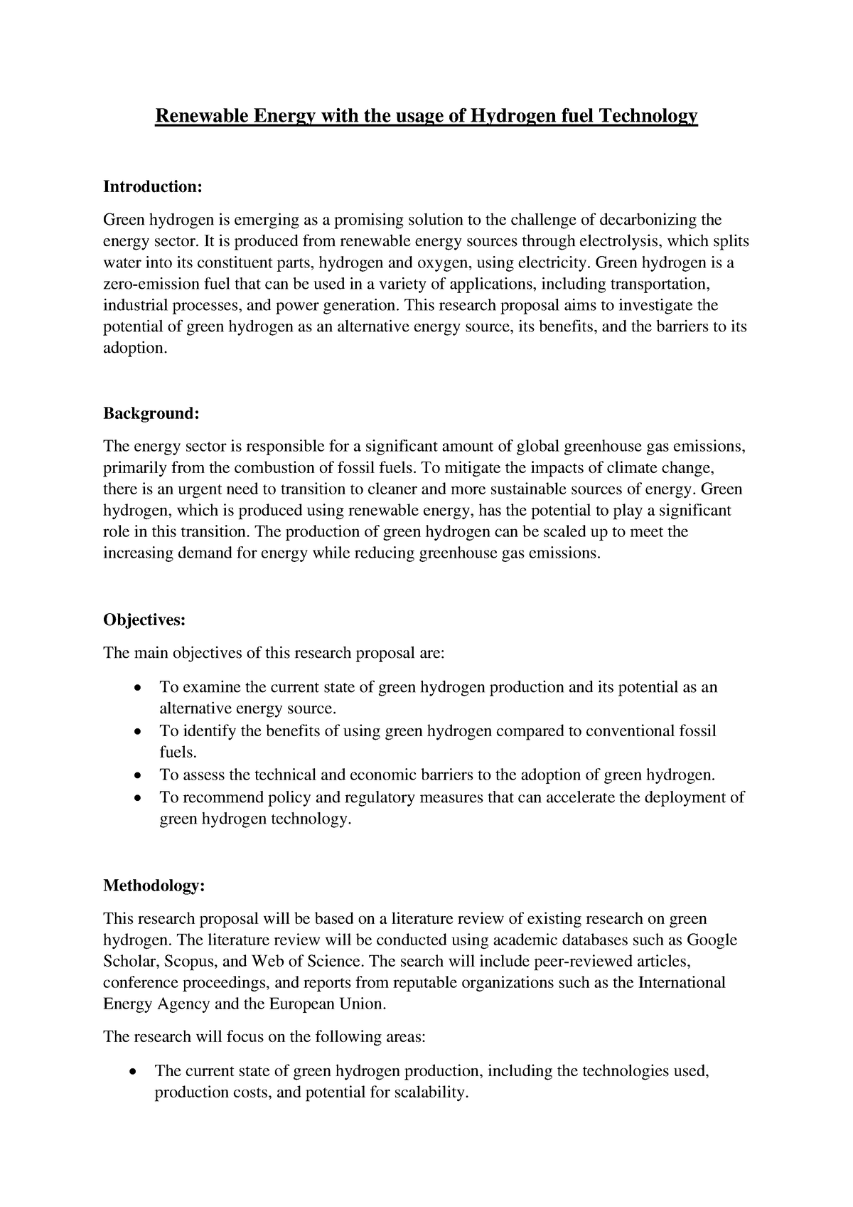 research proposal on renewable energy pdf