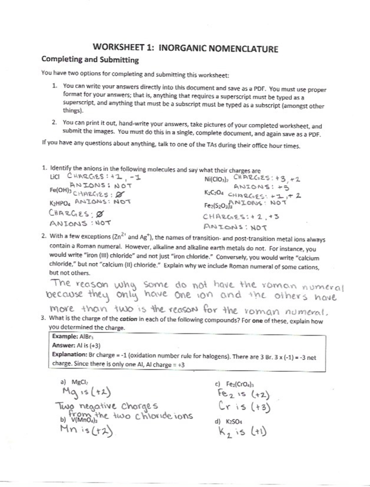 Chemistry 105 - CHEM 105 - Studocu