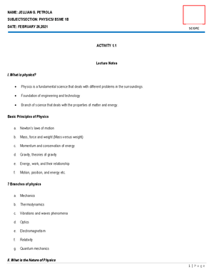 Homework 4 - ASSIGNMENTS - Physics For Engineers - PangSU - Studocu