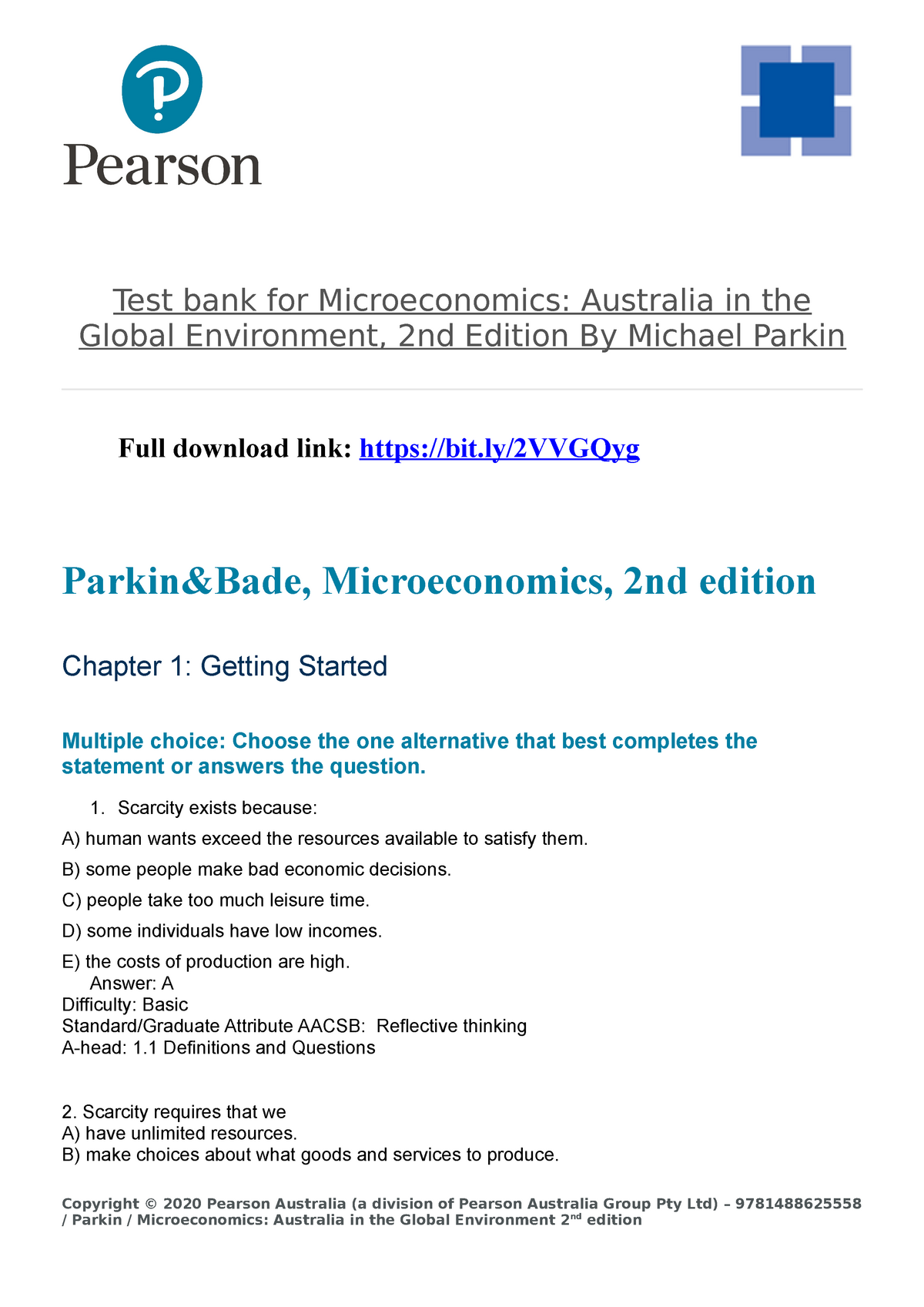 microeconomic statement