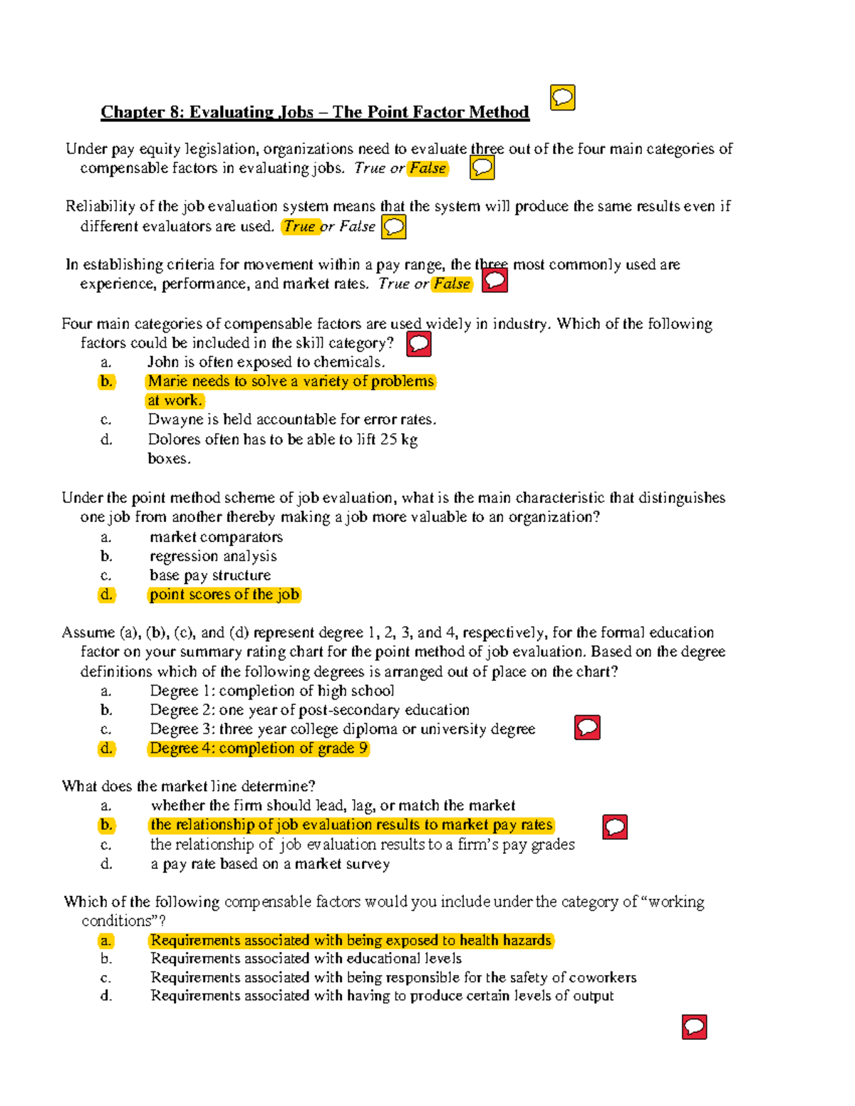 Final Exam 20 April 2018, Questions And Answers - Chapter 8: Evaluating ...