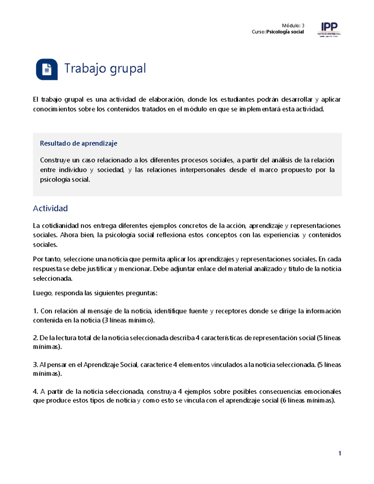 TGM3+Psicolog%C3%ADa+social - 1 Módulo: 3 Curso: Psicología social ...