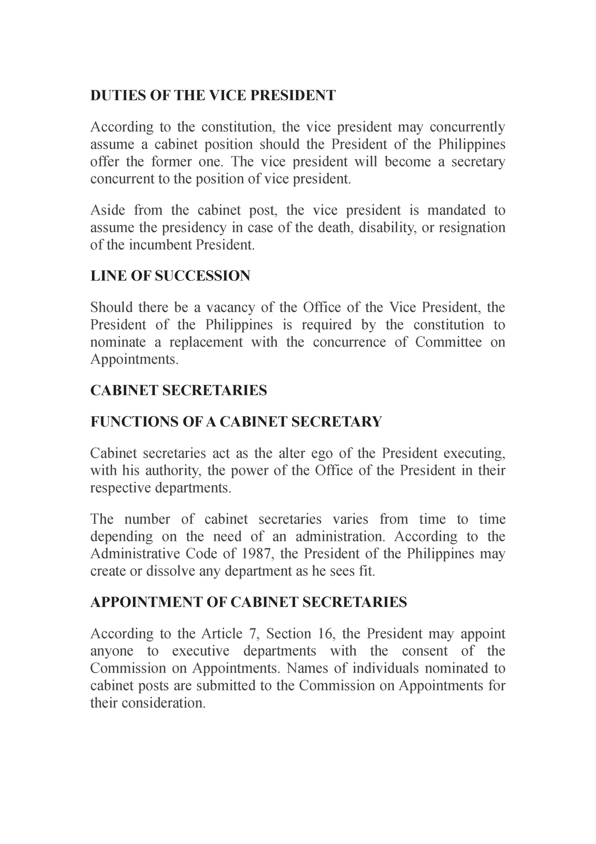 duties-of-the-vice-president-duties-of-the-vice-president-according