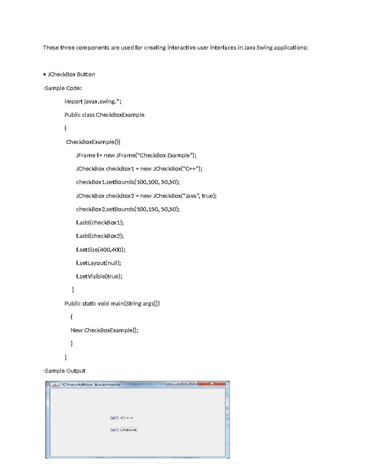 Document-7 - jkjkjeg - These three components are used for creating ...