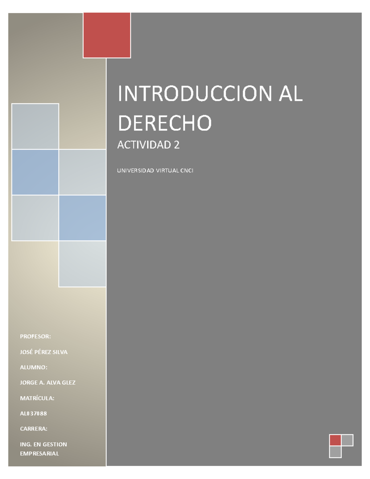 Actividad 2.- Introduccion AL Derecho - INTRODUCCION AL DERECHO ...