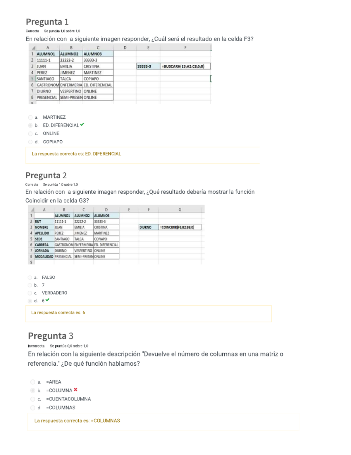 Compilado De Pruebas Excel Básico - Curso Excel Intermedio - Studocu