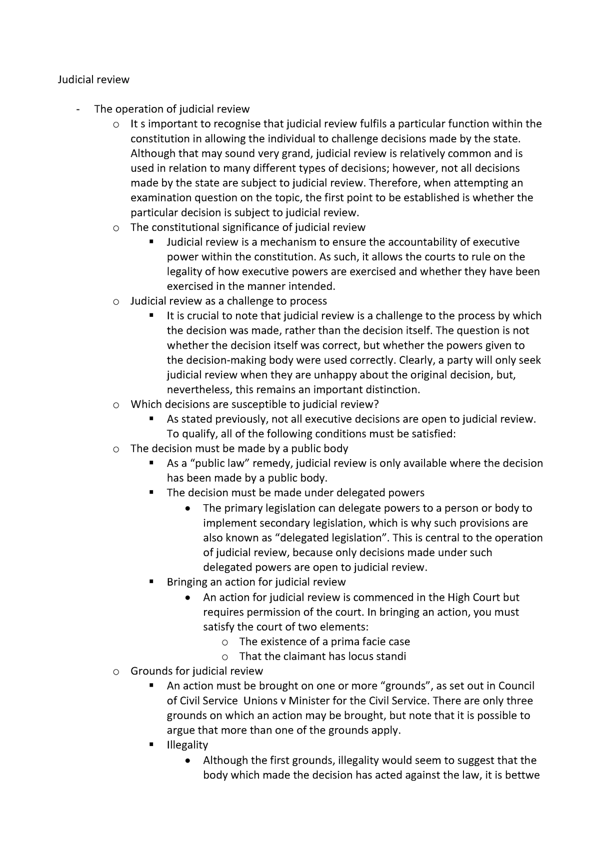 judicial review case study