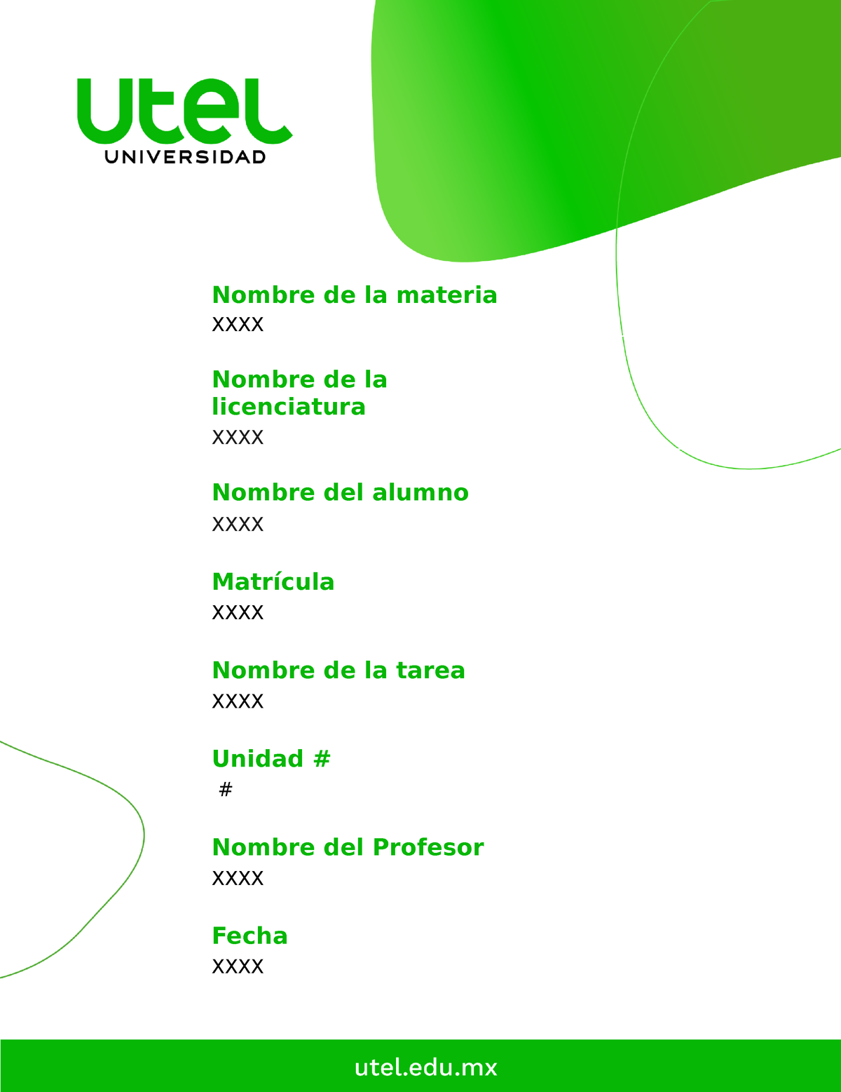 L1pd101 Act2 Es La Tarea De La Semana 4 Nombre De La Materia Xxxx Nombre De La Licenciatura 1878