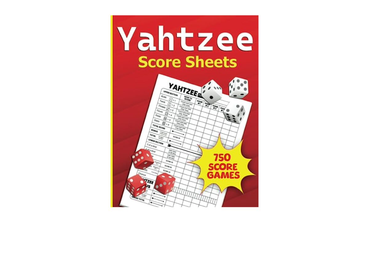 pdf-read-online-yahtzee-score-sheets-yahtzee-score-pads750-yahtzee