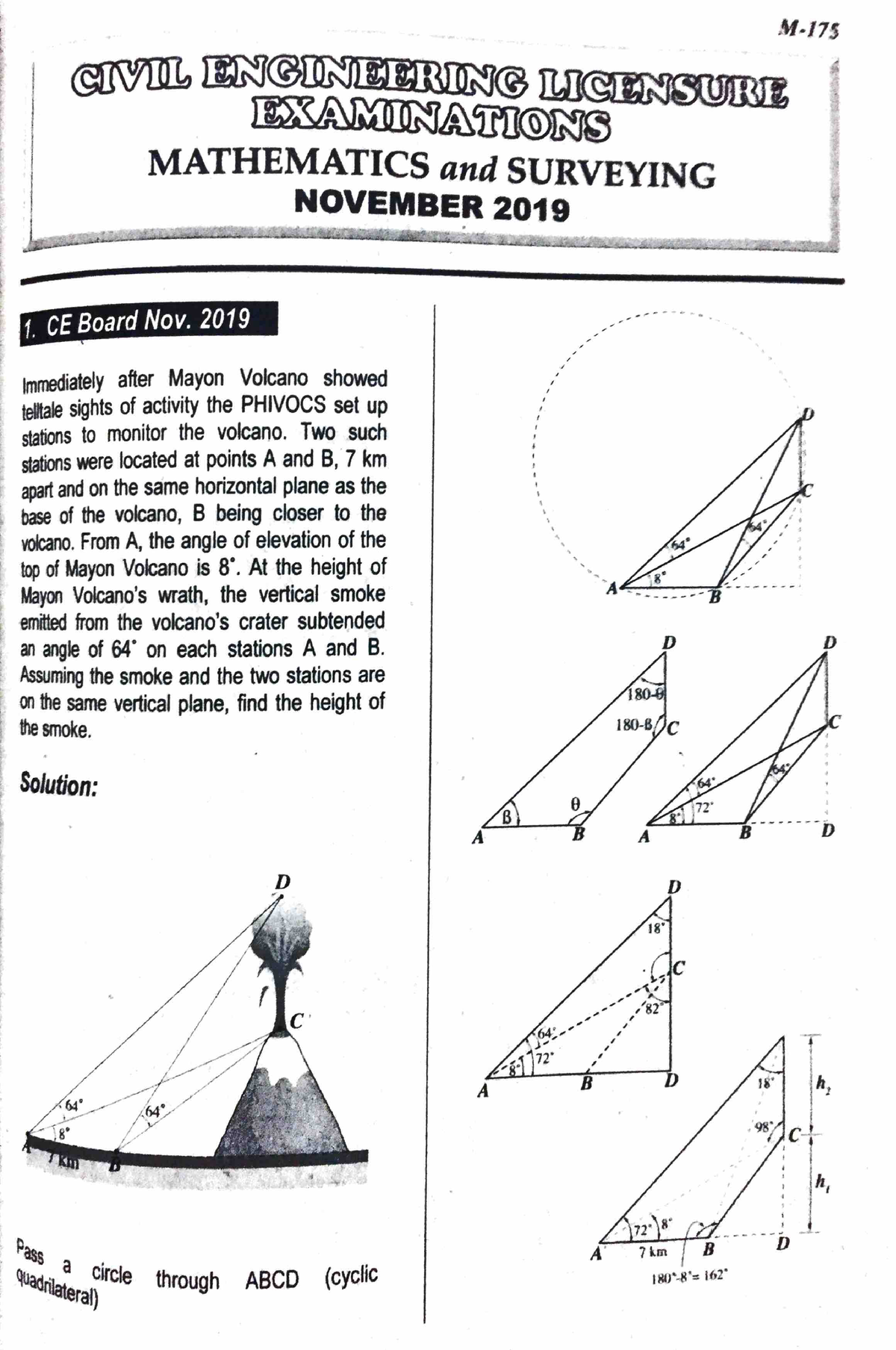 civil engineering room assignment november 2019