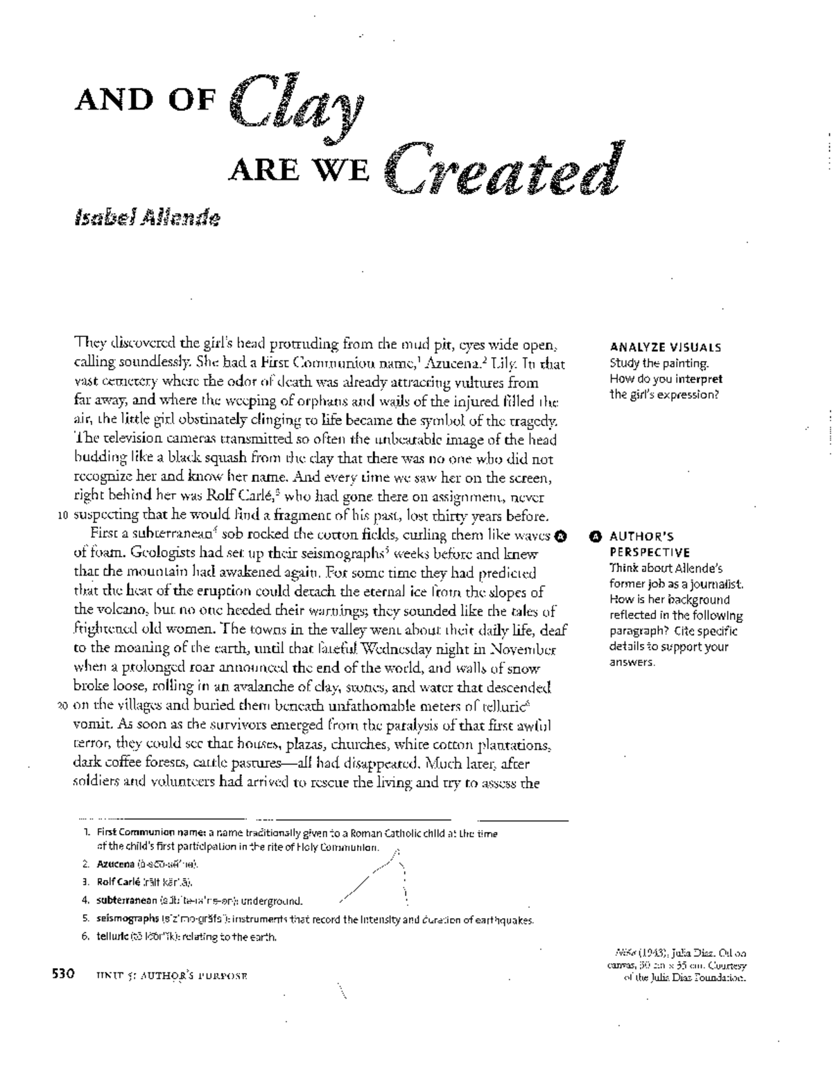 and of clay we are created pdf