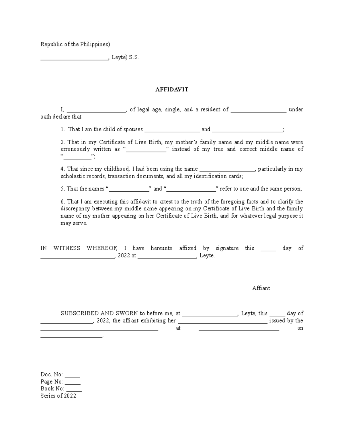 affidavit-of-discrepancy-sample-philippines