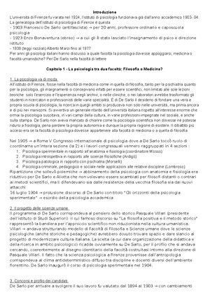 Storia psi 1 2 3 e 4 STORIA DELLA PSICOLOGIA Abbiamo parlato della