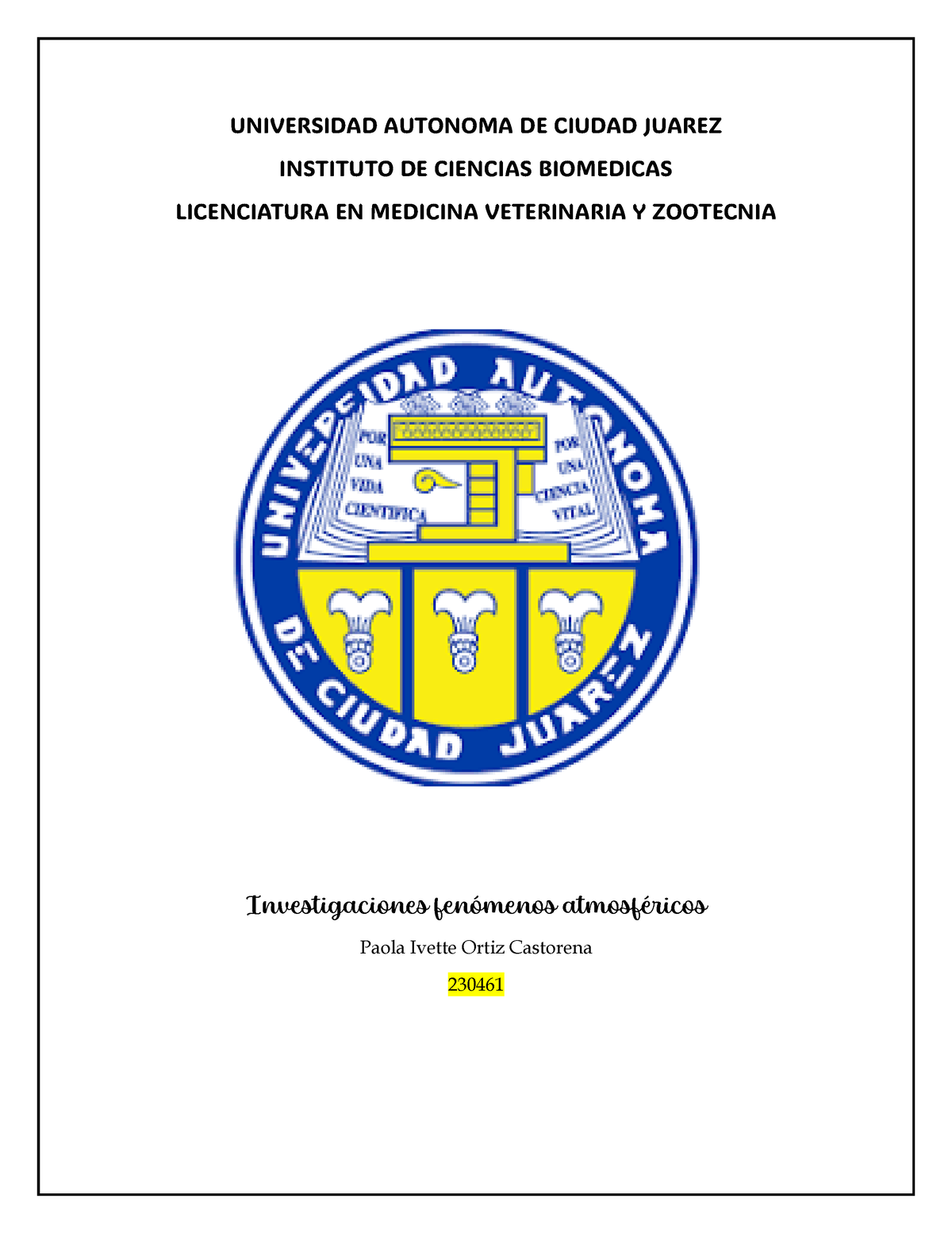 El Niño Y La Niña Tarea Universidad Autonoma De Ciudad Juarez Instituto De Ciencias 3083